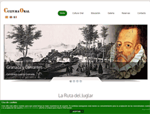Tablet Screenshot of culturaoral.es
